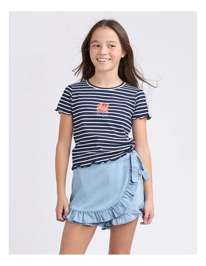 EVE GIRL ISSY RIB TEE