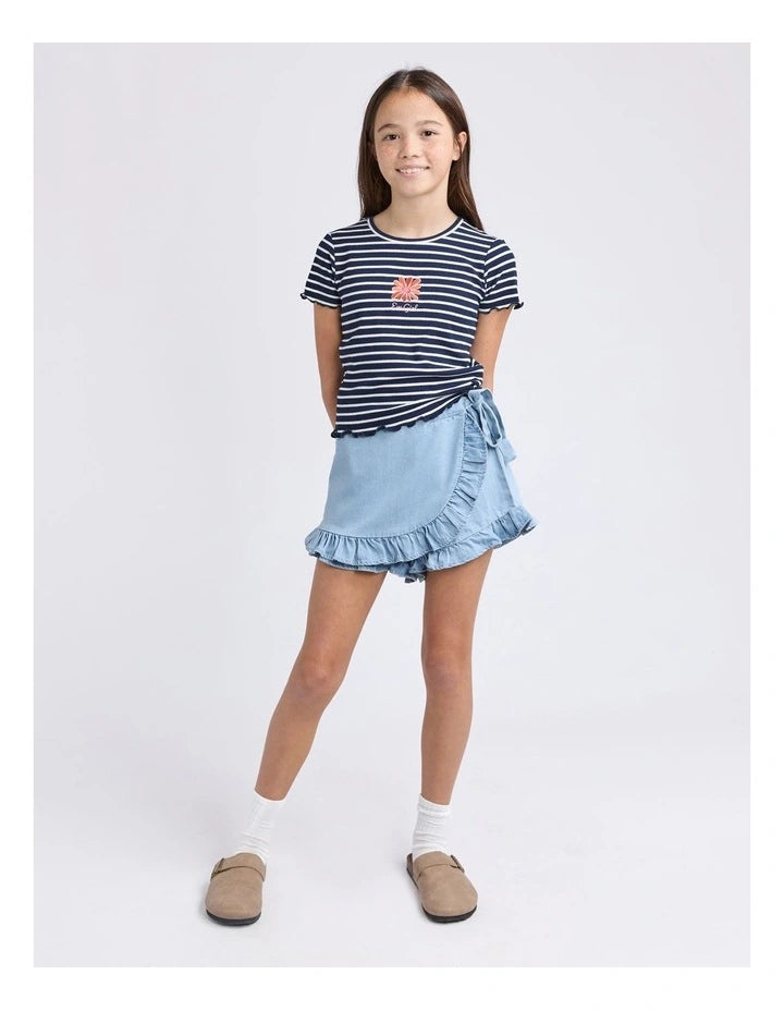 EVE GIRL ISSY RIB TEE