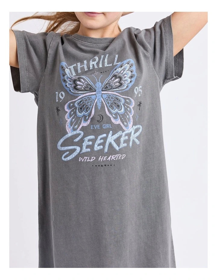 EVE GIRL WILD HEART TEE DRESS