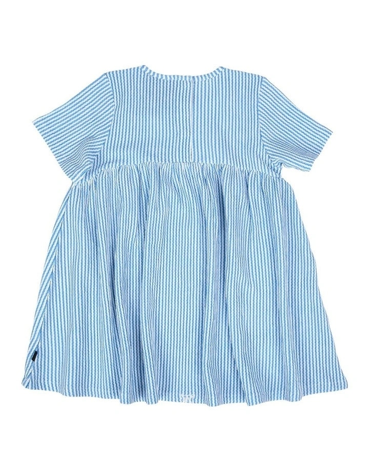 ANIMAL CRACKERS CANDYSHOP DRESS BLUE