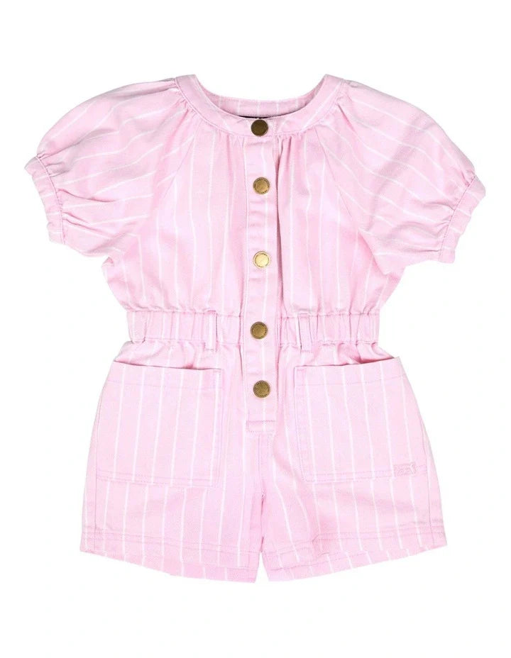 ANIMAL CRACKERS PENNY PLAYSUIT PINK