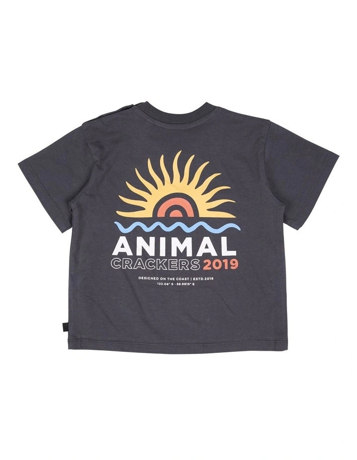 ANIMAL CRACKERS OCEAN RISE TEE