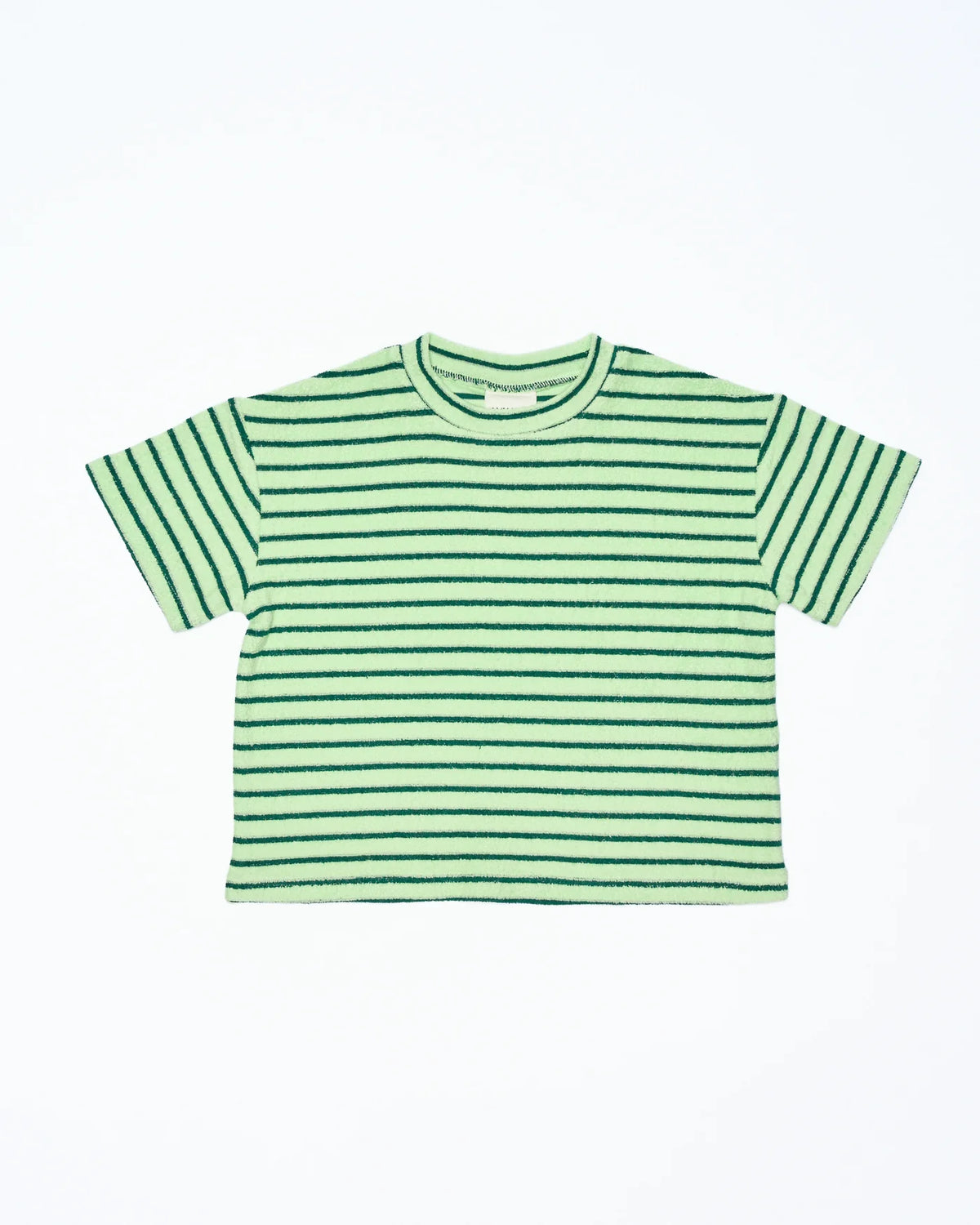 WALNUT FELIX TEE - MINT STRIPE
