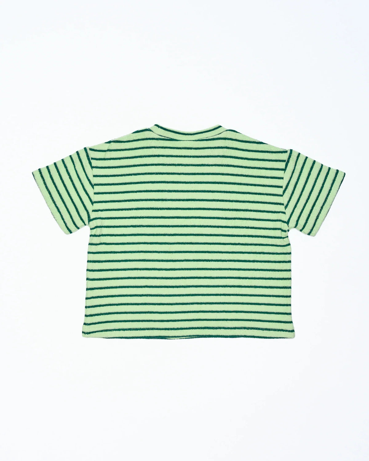 WALNUT FELIX TEE - MINT STRIPE
