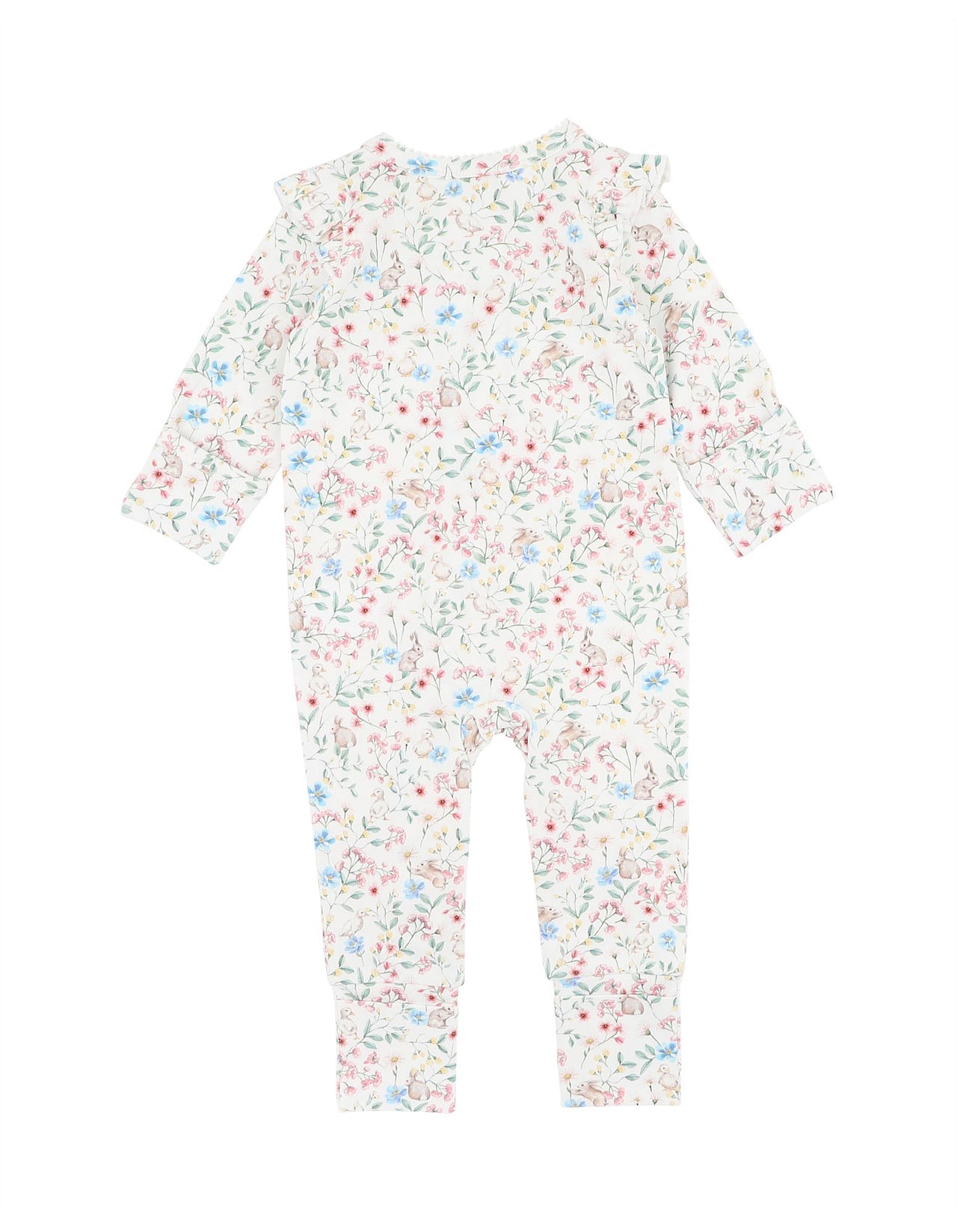 BEBE BONNIE ORGANIC LS ZIPSUIT