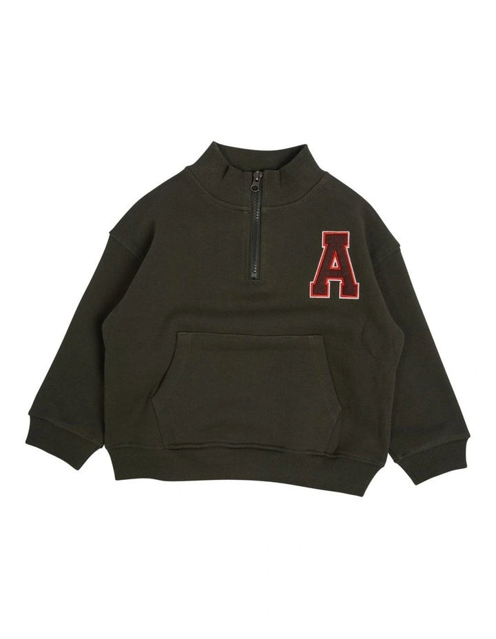 ANIMAL CRACKERS WOODLANDS 1/4 ZIP