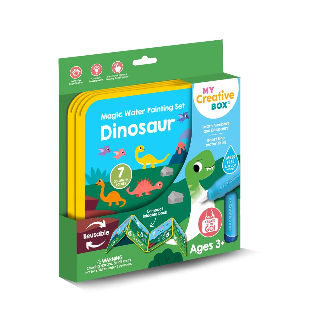 MY CREATIVE DINSOSAUR MAGIC WATER PAINTING SET