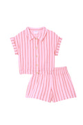 MILKY RUBY STRIPE COTTON PLAY SET