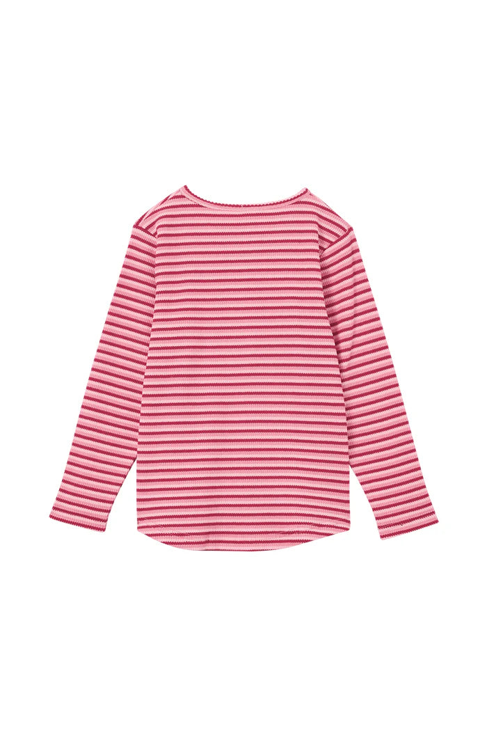 MILKY WAFFLE STRIPE HENLEY
