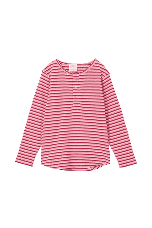 MILKY WAFFLE STRIPE HENLEY