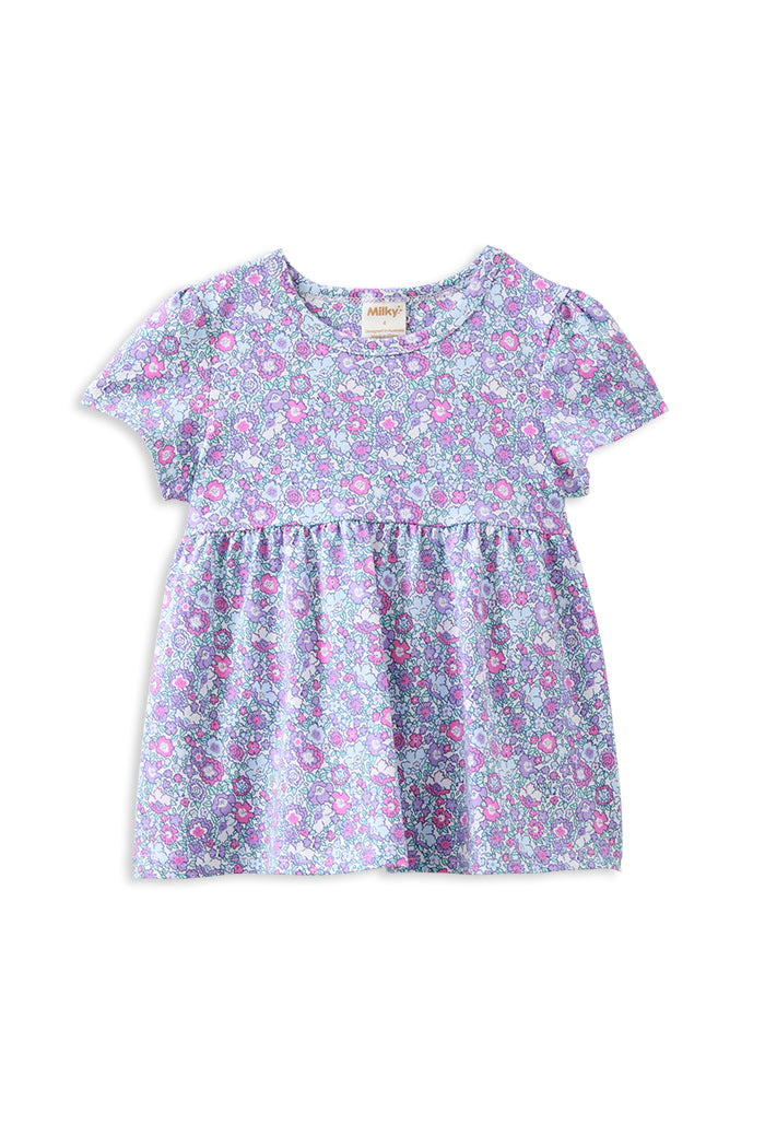 MILKY PRETTY POSY SWING TEE