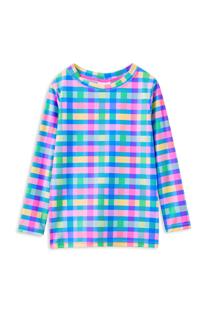 MILKY PICNIC CHECK RASH VEST