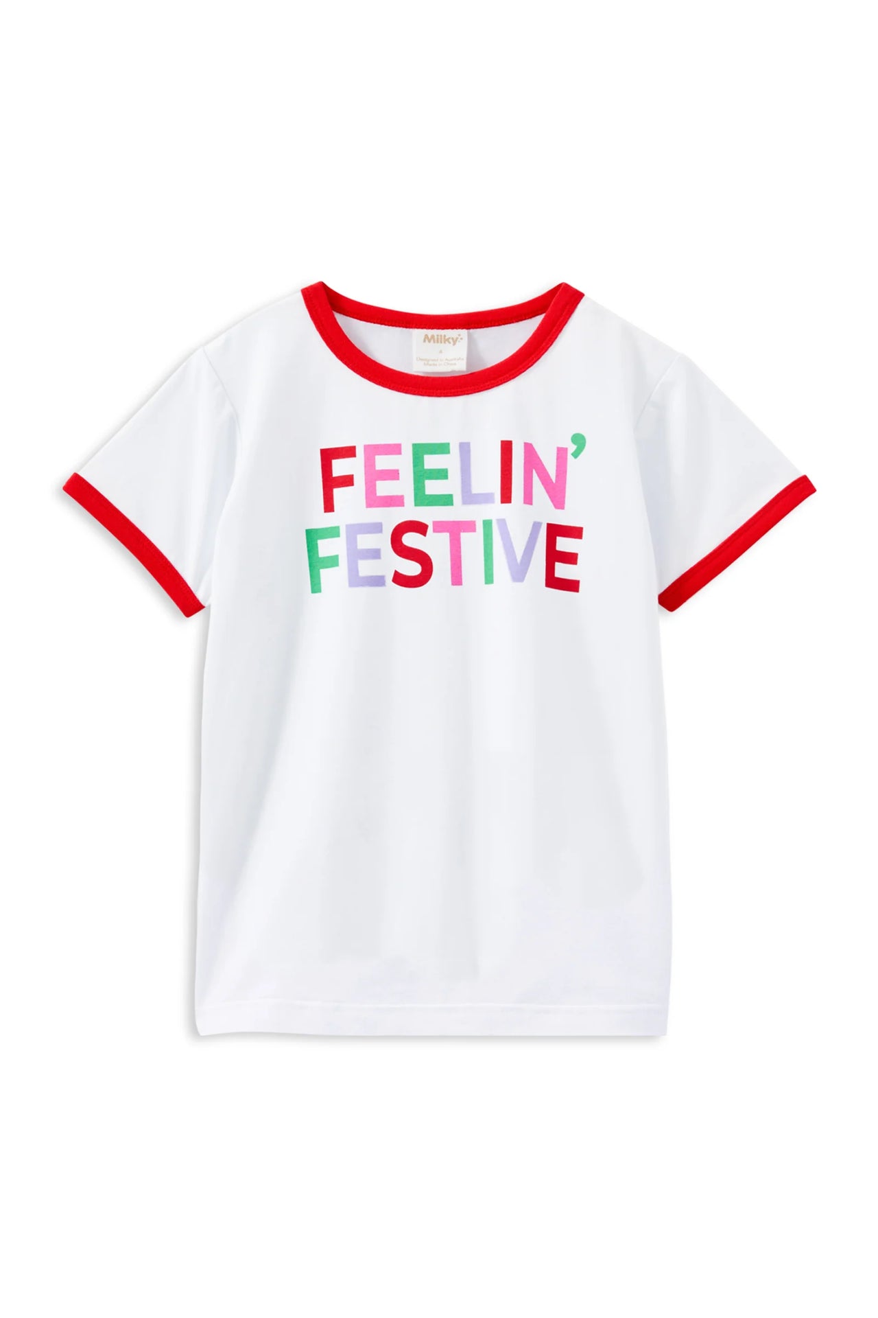 MILKY FEELIN FESTIVE TEE