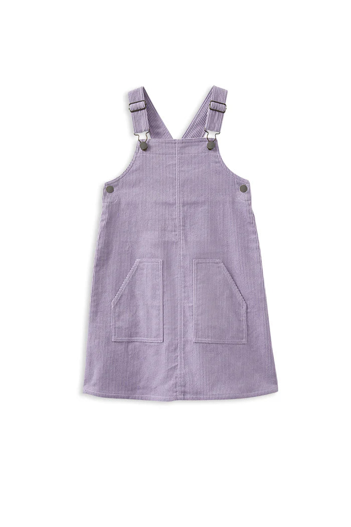 MILKY LILAC CORD DRESS