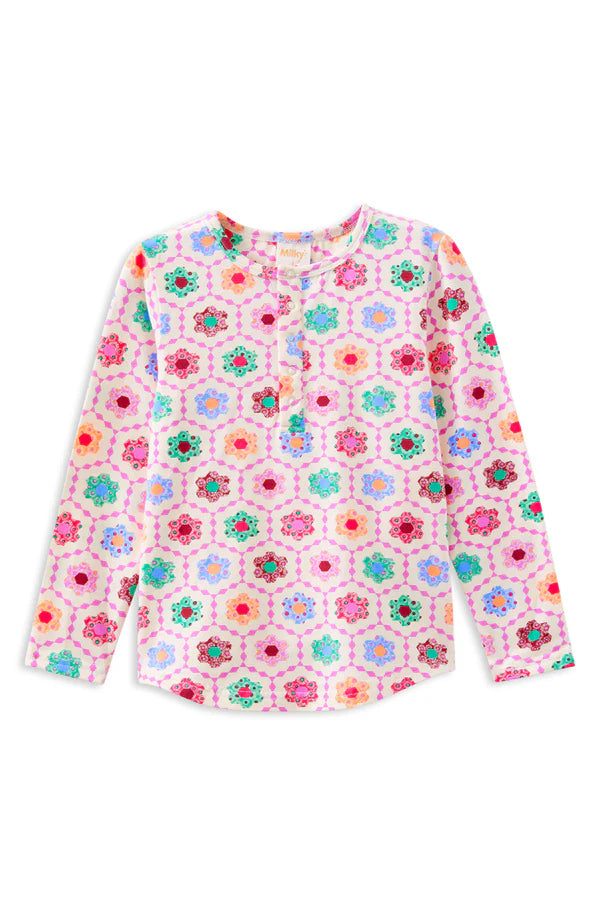MILKY HONEYCOMB BLOOM HENLEY