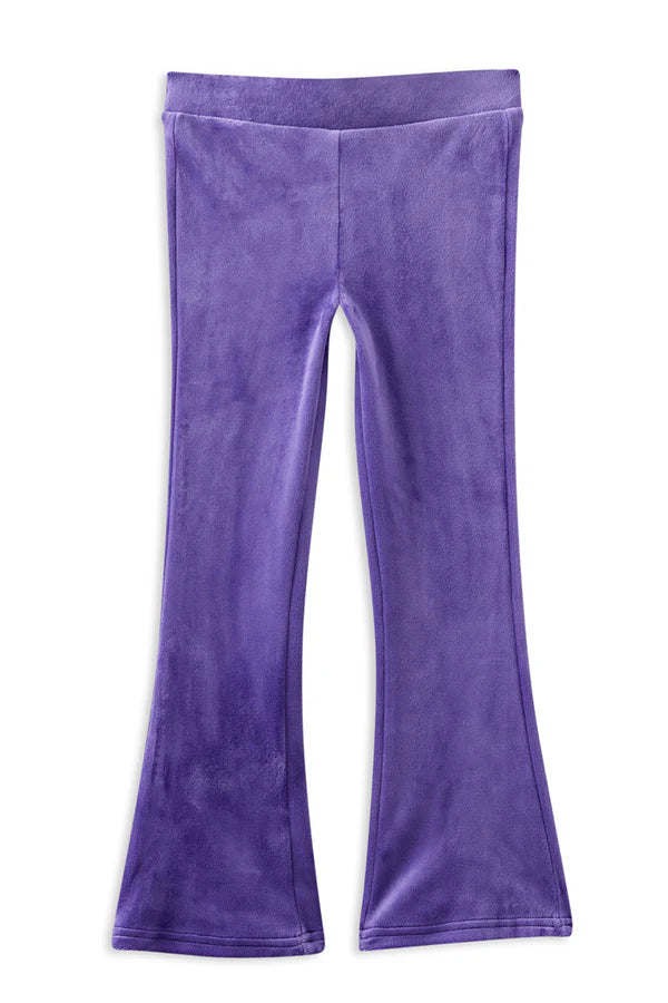 MILKY VIOLET VELOUR FLARES