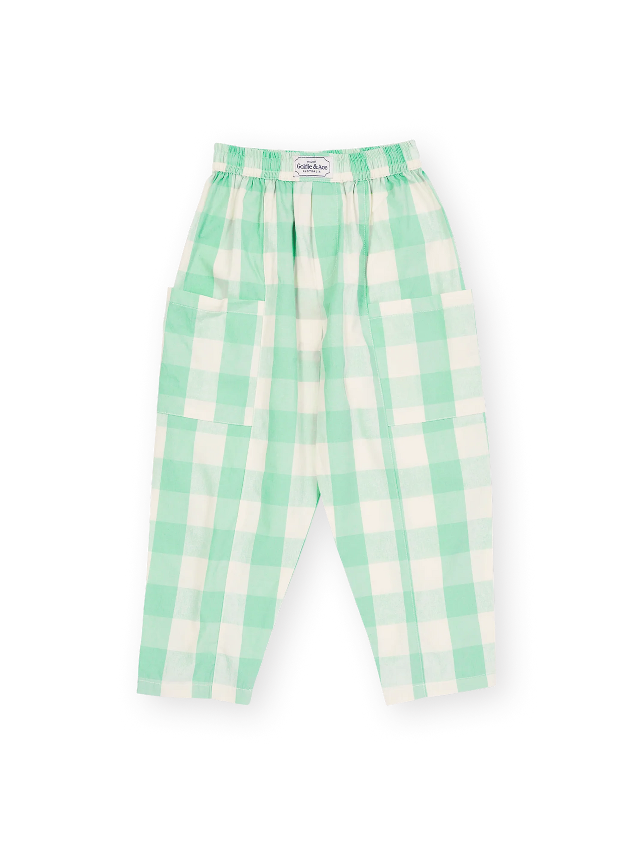 GOLDIE & ACE LIGHTWEIGHT GINGHAM KIT POCKET PANT