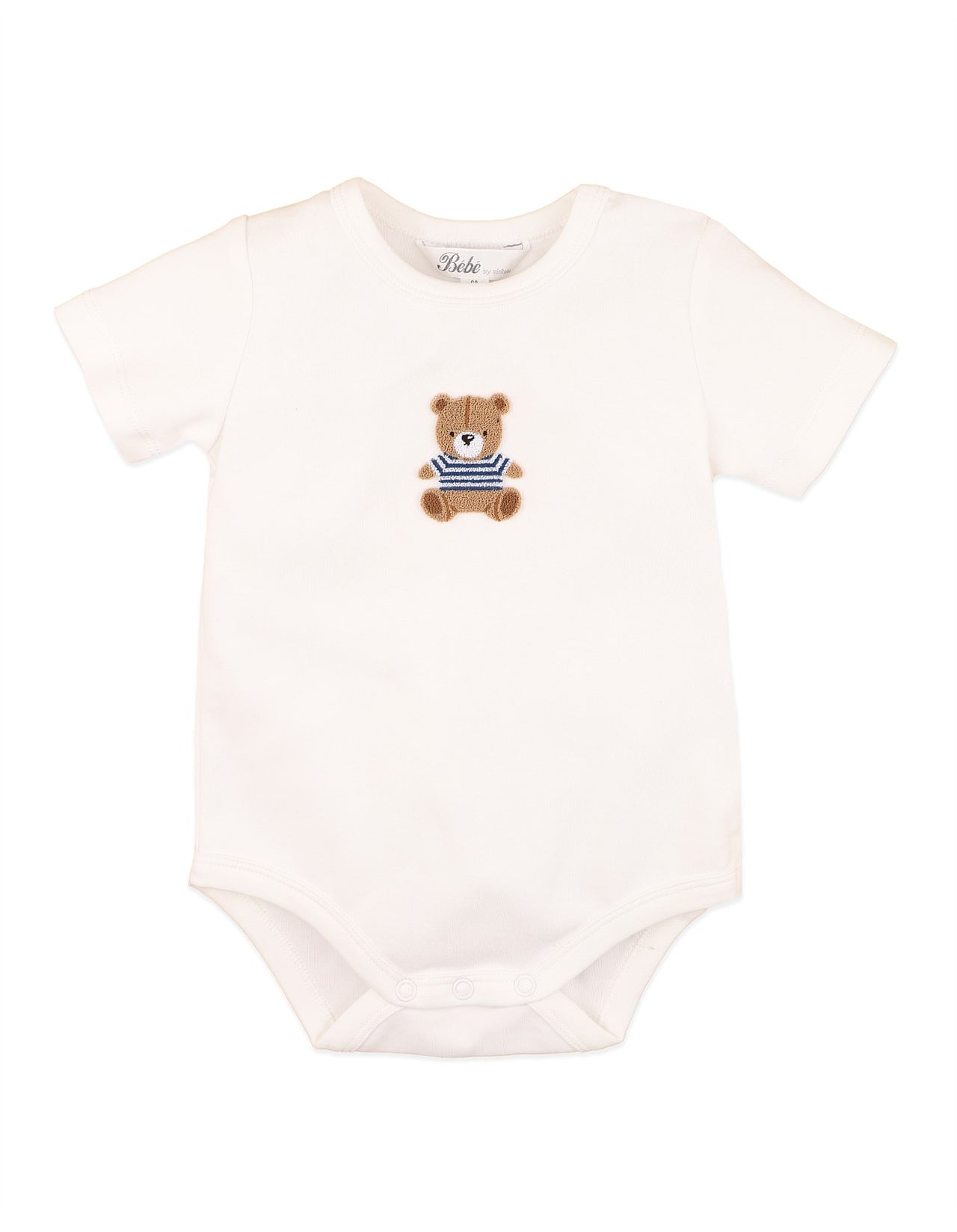 BEBE BRADY ORGANIC BEAR BODYSUIT