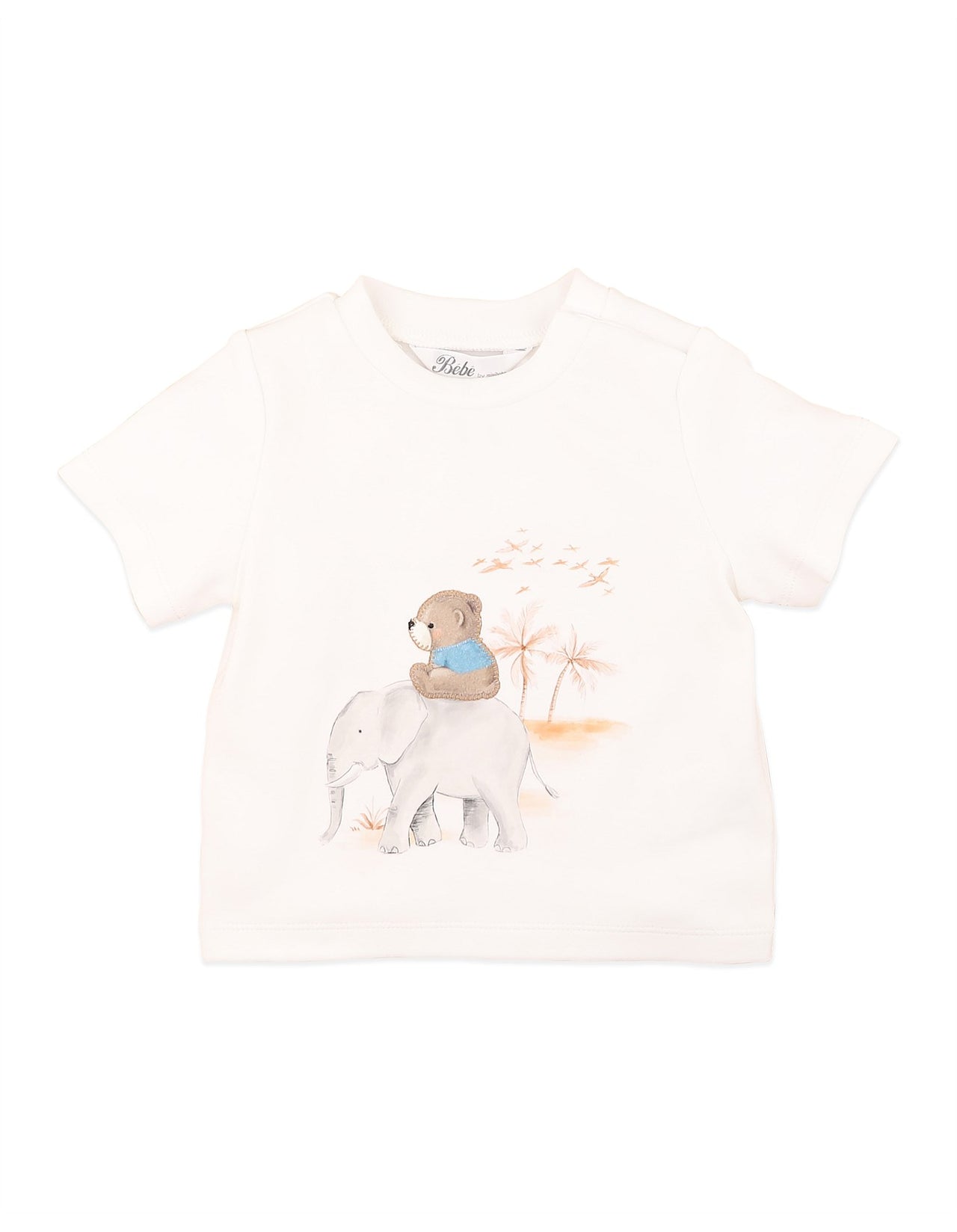 BEBE BRADY ORGANIC BEAR TEE