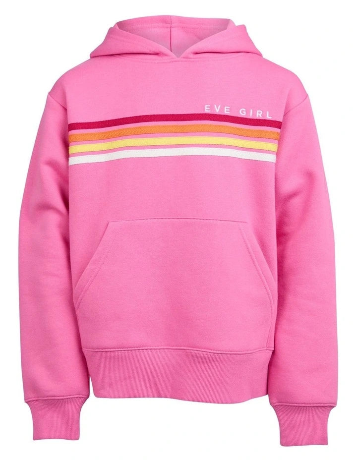 EVE GIRL RETRO HOODIE PINK