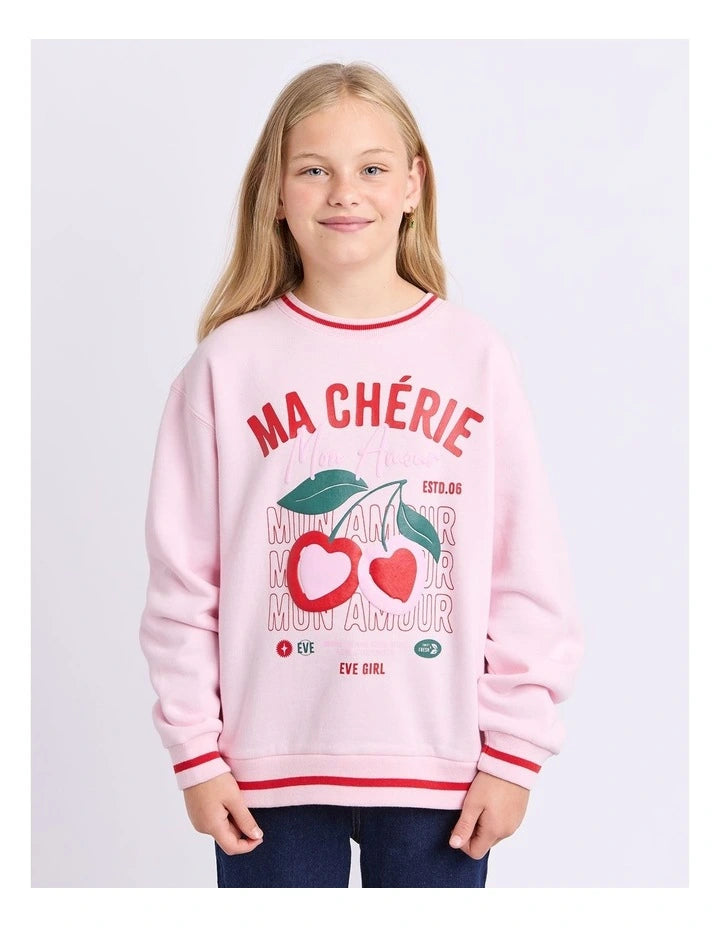 EVE GIRL CHERRY HEARTS CREW
