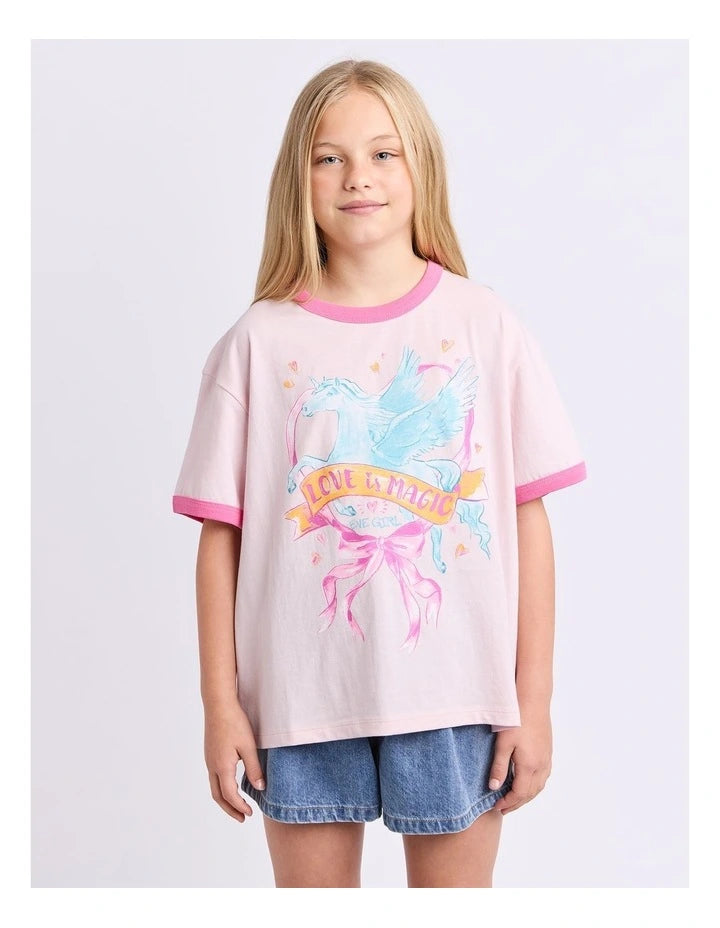 EVE GIRL PEGASUS RINGER TEE