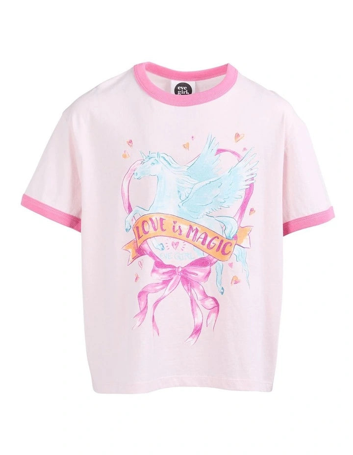 EVE GIRL PEGASUS RINGER TEE