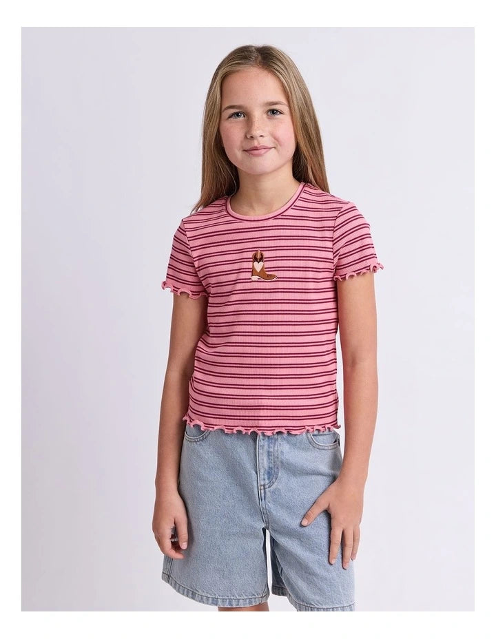 EVE GIRL FREYA RIB TEE