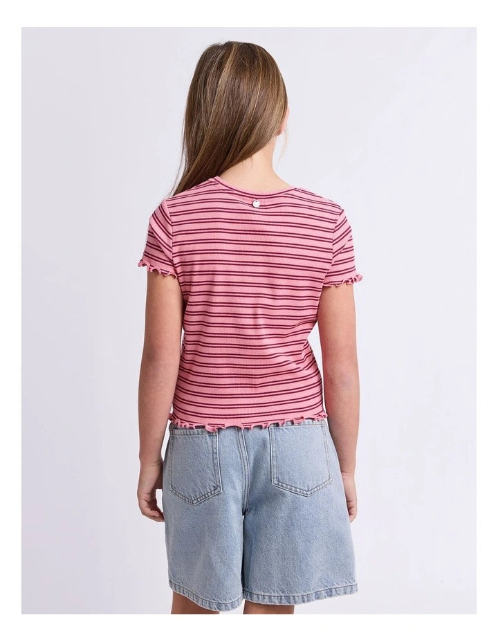 EVE GIRL FREYA RIB TEE