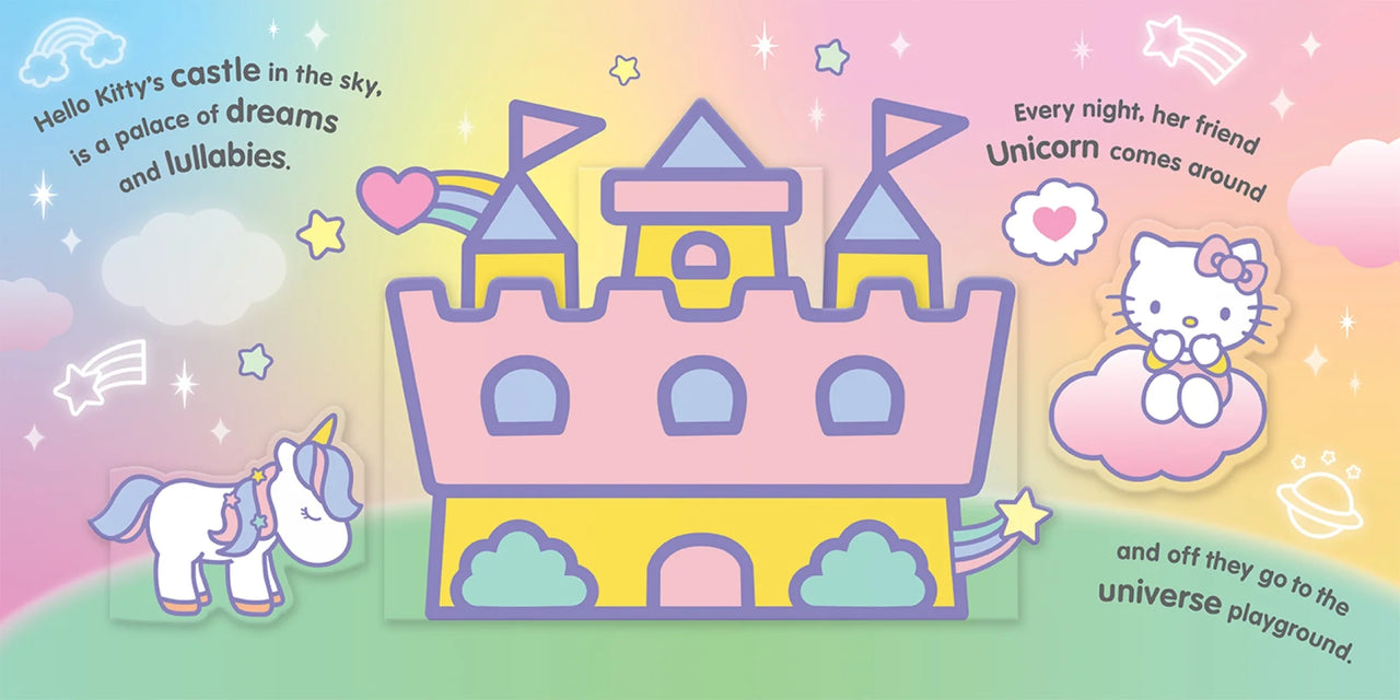 HELLO KITTY - POP UP BOOK - UNICORN DREAMS