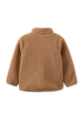 MILKY COLOUR BLOCK SHERPA JACKET