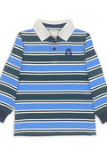 MILKY GREEN STRIPE RUGBY