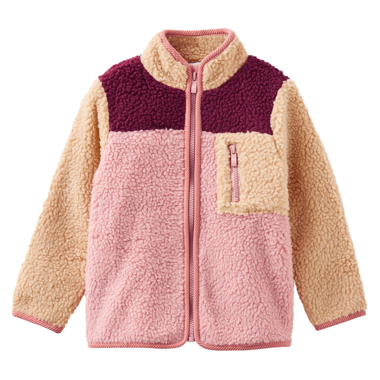 MILKY RANGER SHERPA JACKET MULBERRY