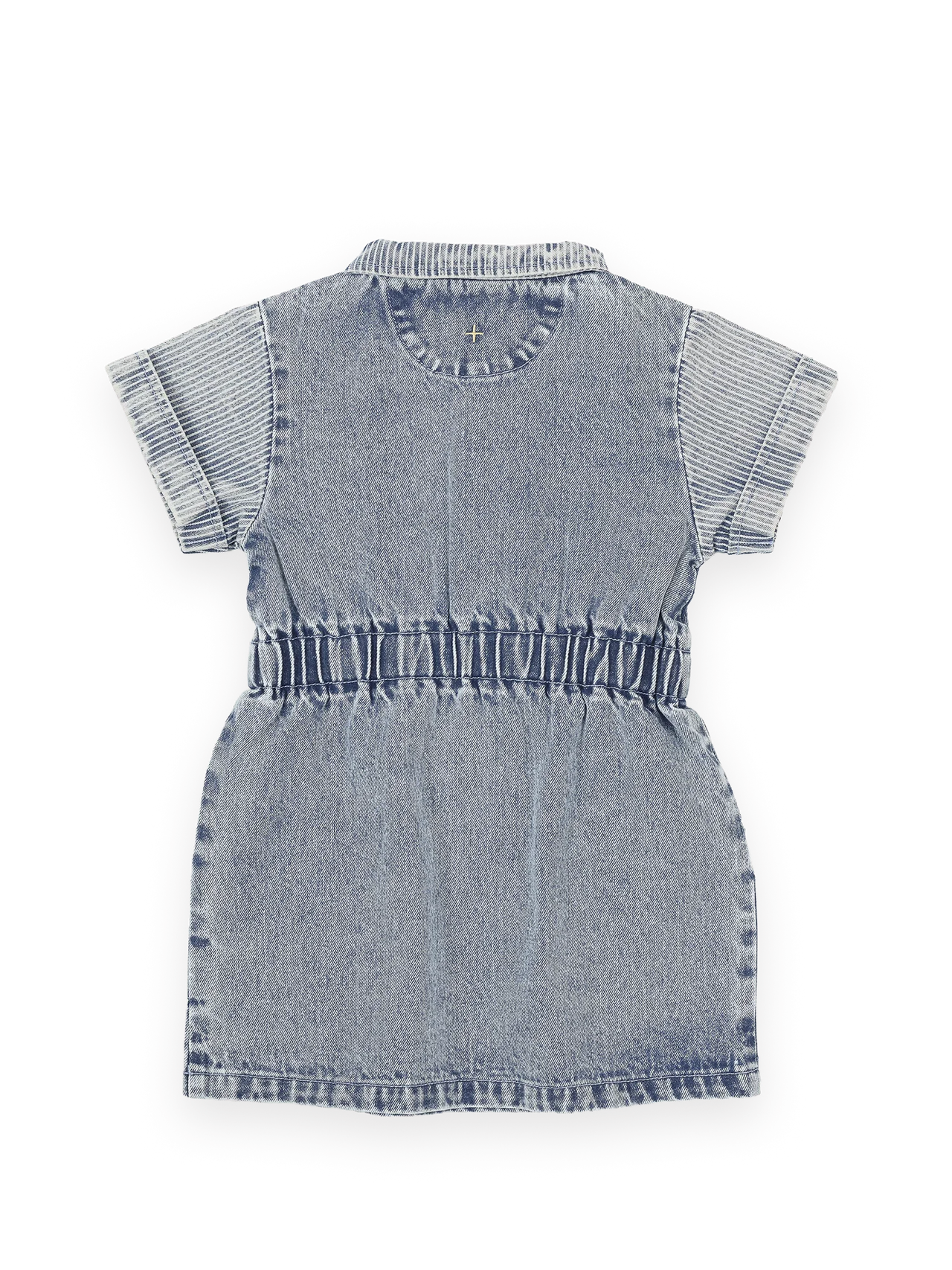 GOLDIE & ACE PIPER PINSTRIPE DENIM BELTED DRESS