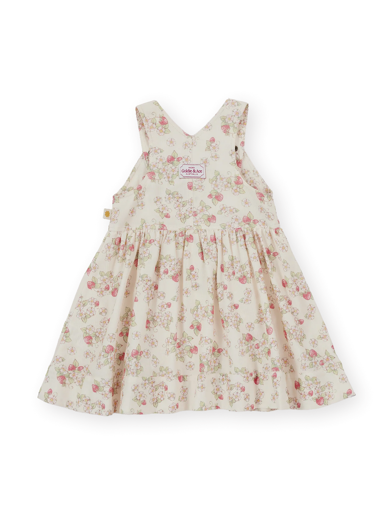 GOLDIE & ACE STRAWBERRY FIELDS PINAFORE DRESS