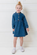 MILKY MID WASH DENIM DRESS