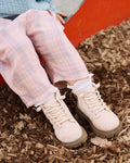 WALNUT WYATT PANT - PINK CHECK