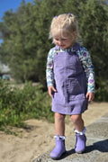 MILKY LILAC CORD DRESS