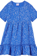 MILKY DRAGONFLY CRINKLE COTTON DRESS