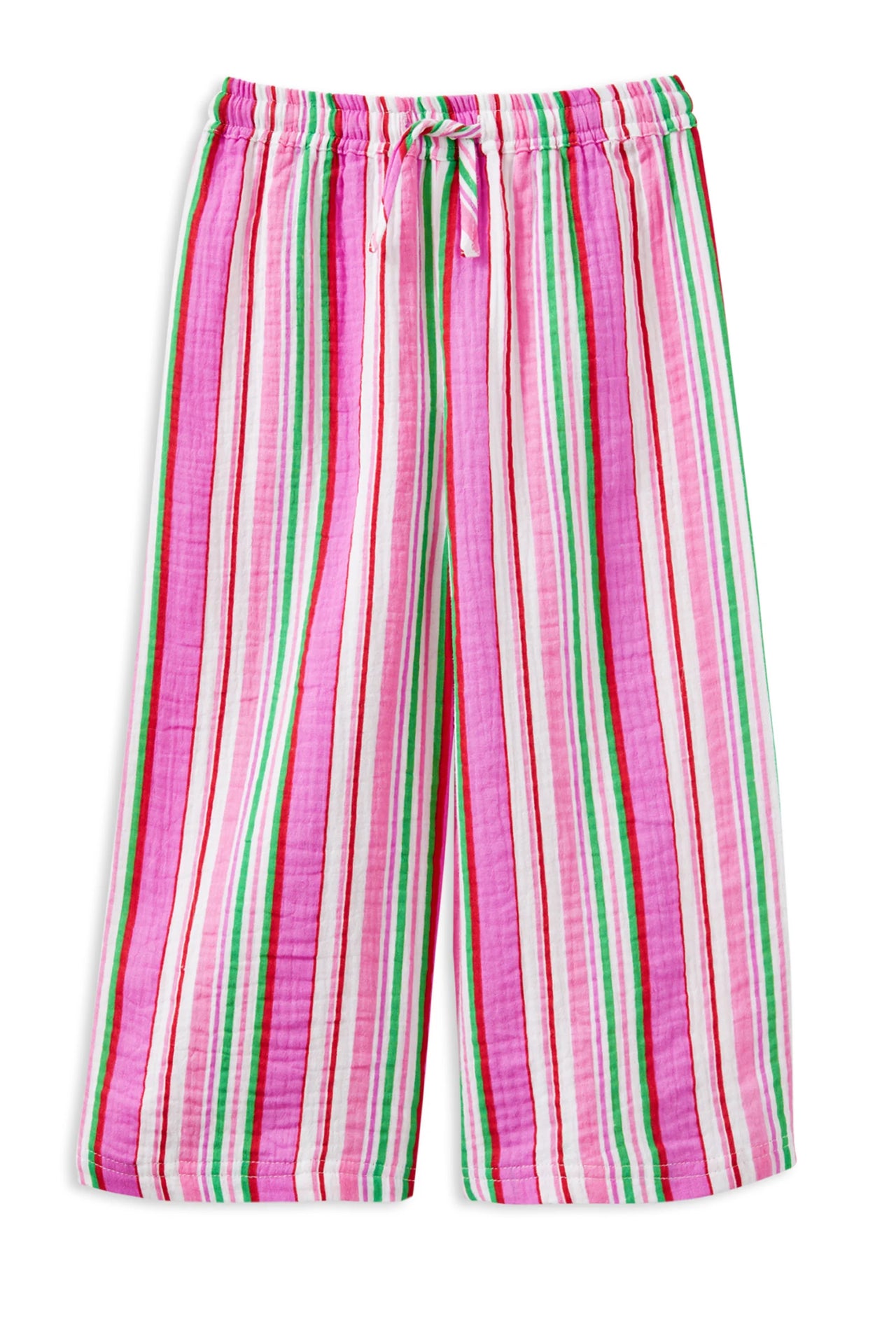 MILKY CRINKLE STRIPE PANT