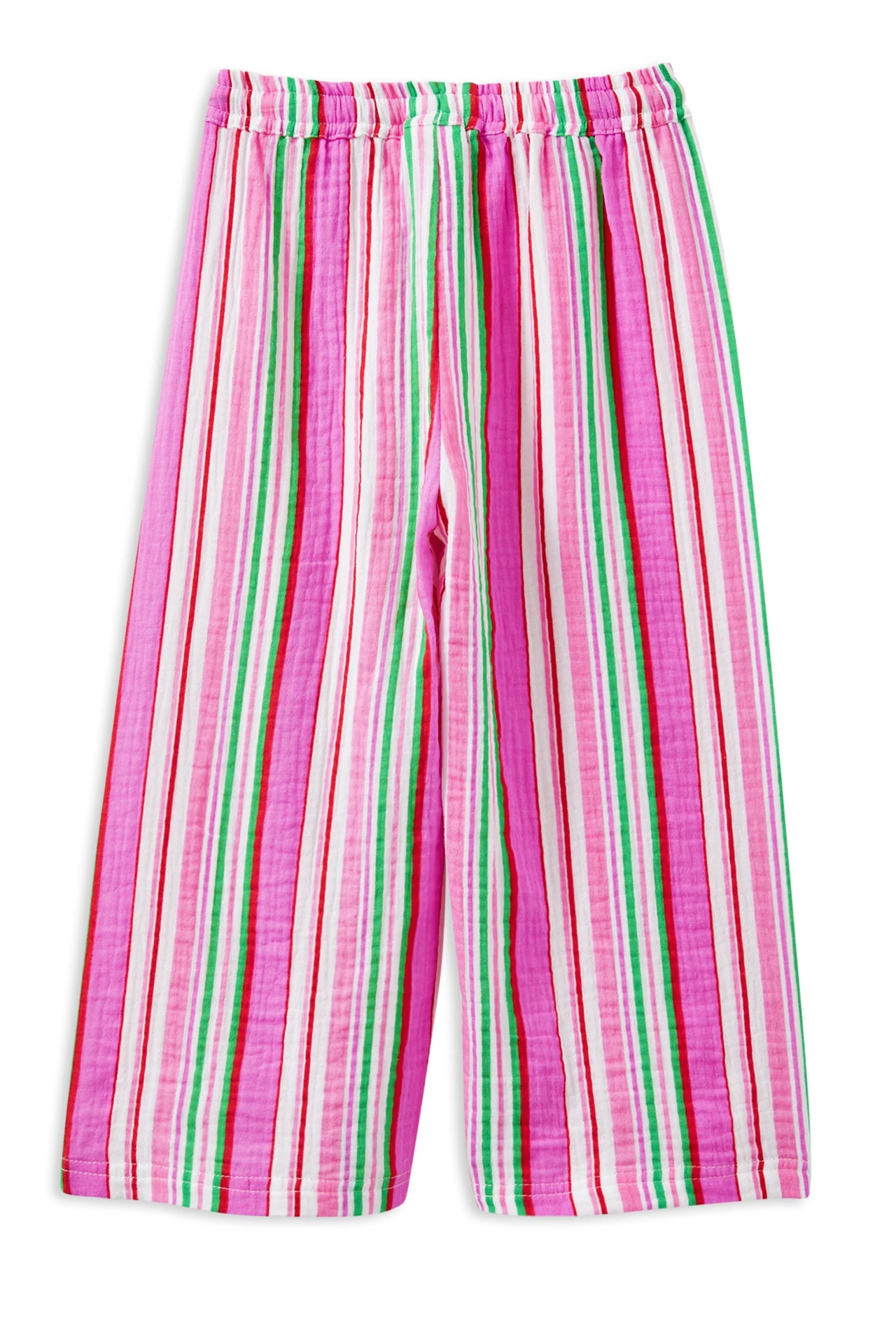 MILKY CRINKLE STRIPE PANT