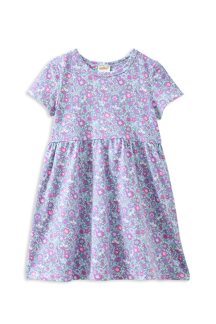 MILKY PRETTY POSY DRESS