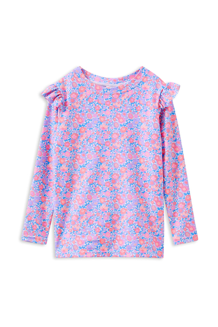 MILKY PRETTY POSY RASH VEST