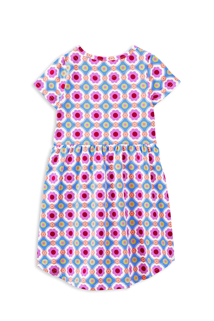 MILKY RETRO VIBE DRESS