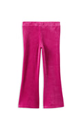 MILKY PINK VELOUR FLARES