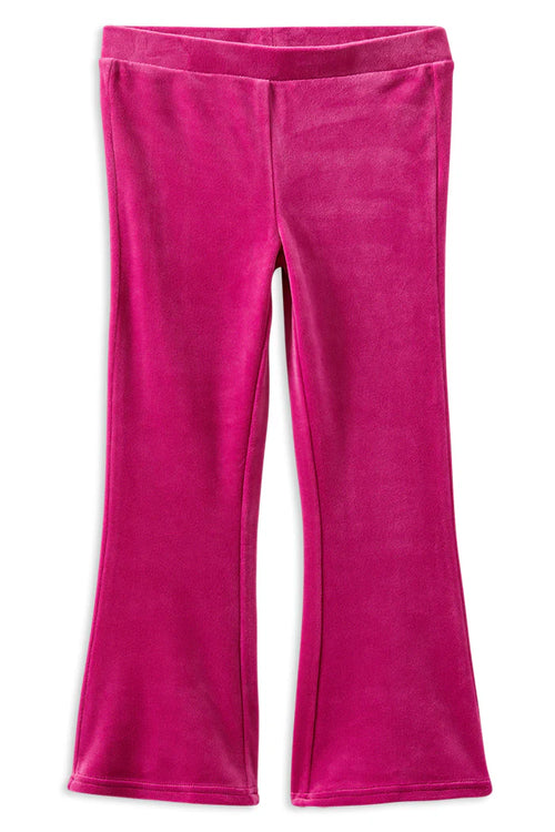 MILKY PINK VELOUR FLARES
