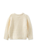 MILKY NATURAL CABLE KNIT JUMPER