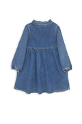 MILKY MID WASH DENIM DRESS