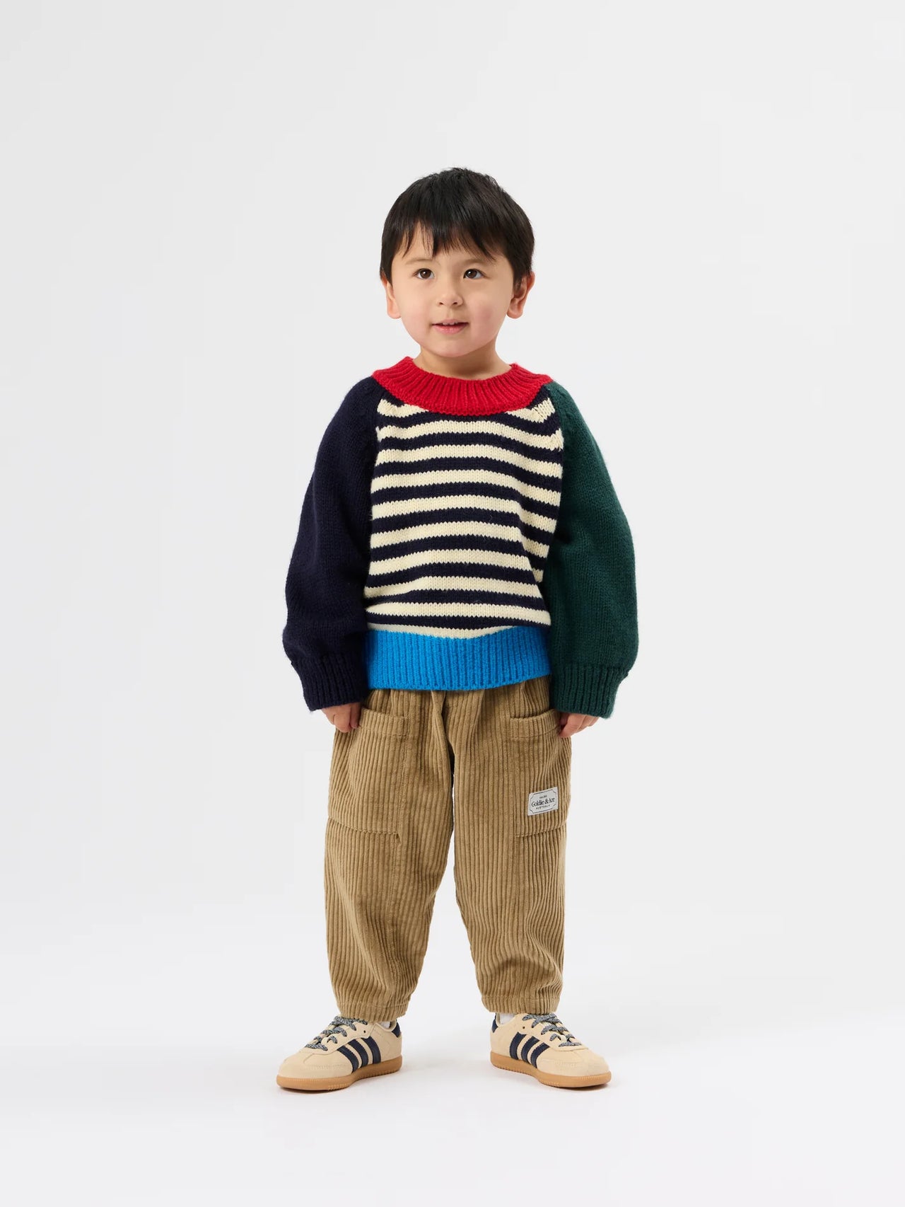 GOLDIE & ACE KIT CORDUROY POCKET PANT KHAKI