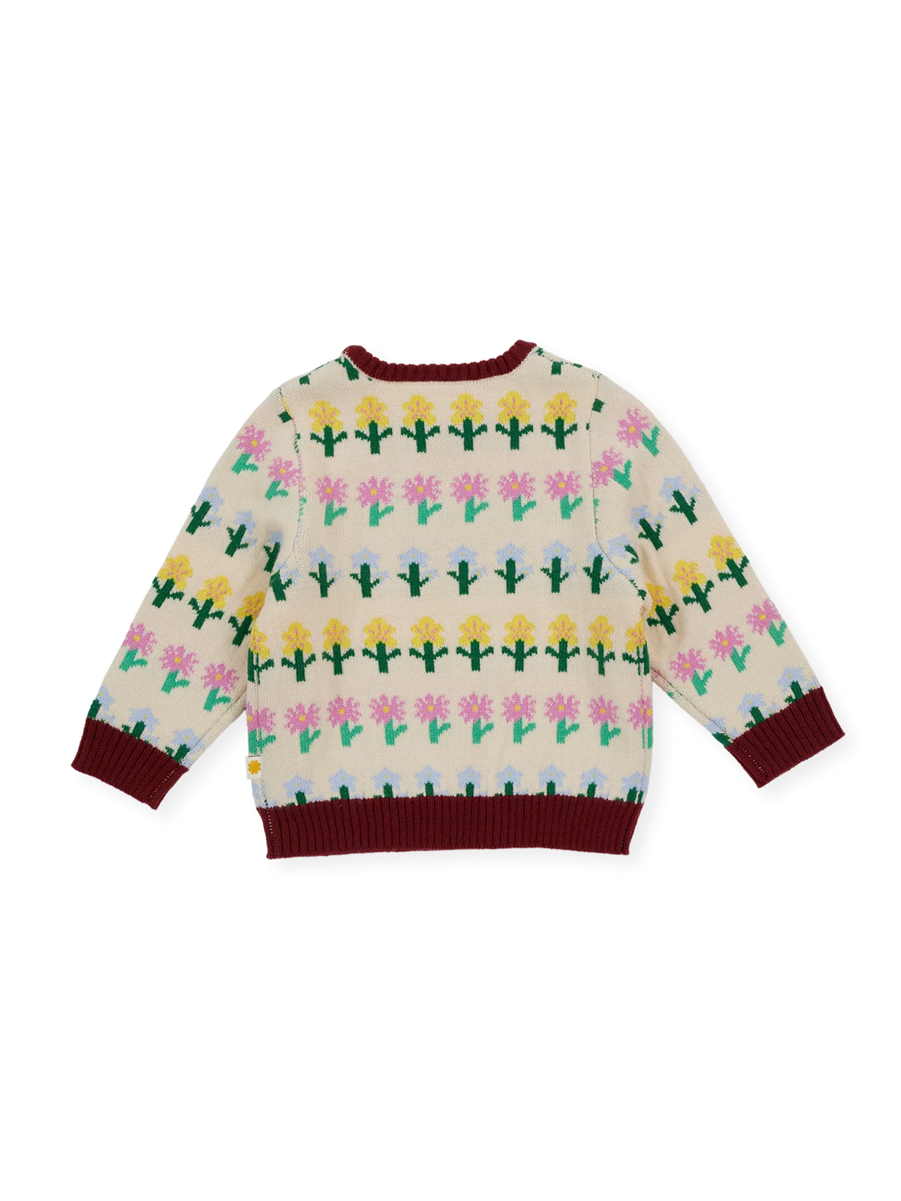 GOLDIE & ACE FLOWER GARDEN KNIT JUMPER